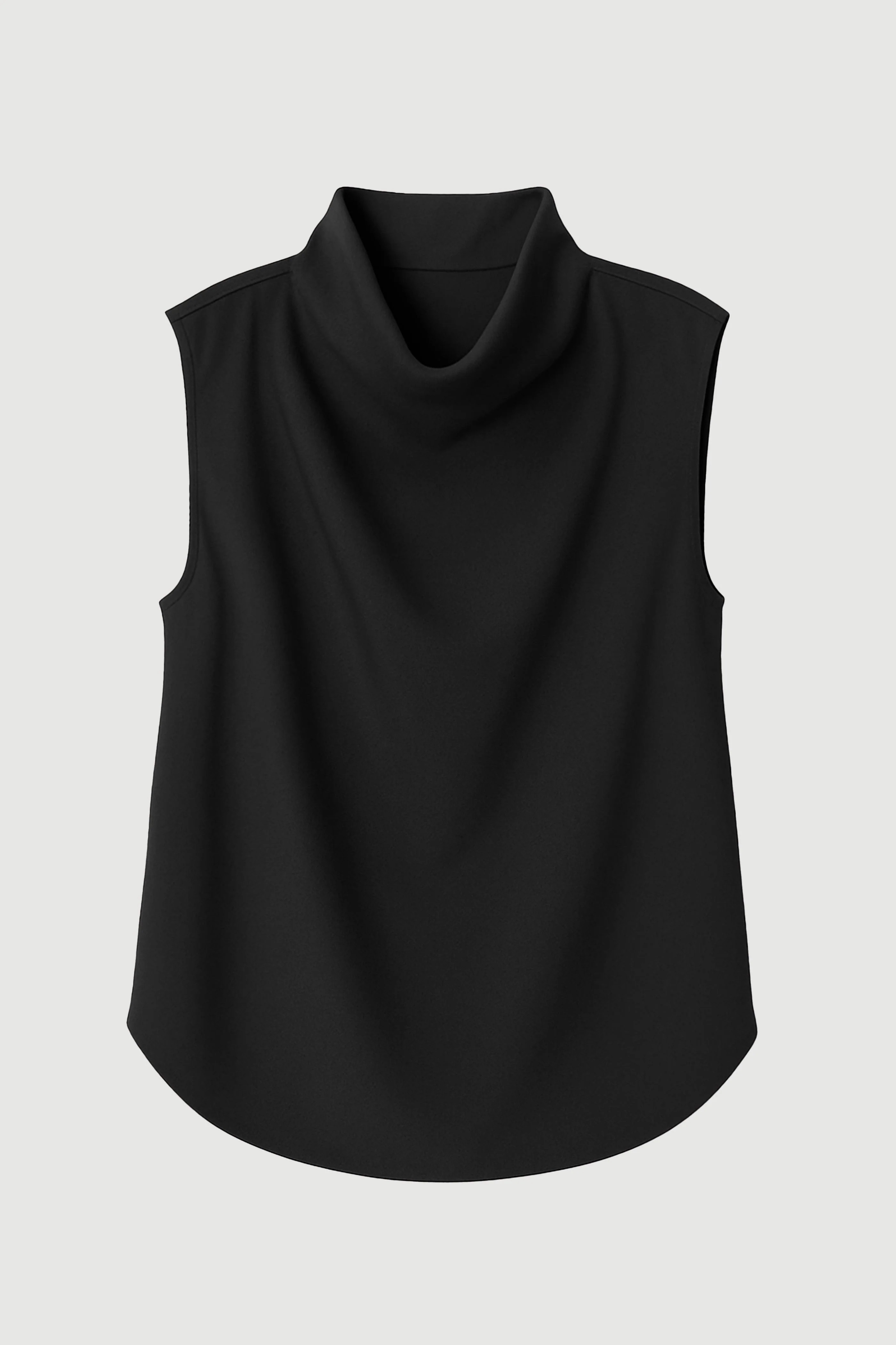 Allegra Gathered-Neck Sleeveless Blouse - Image 8