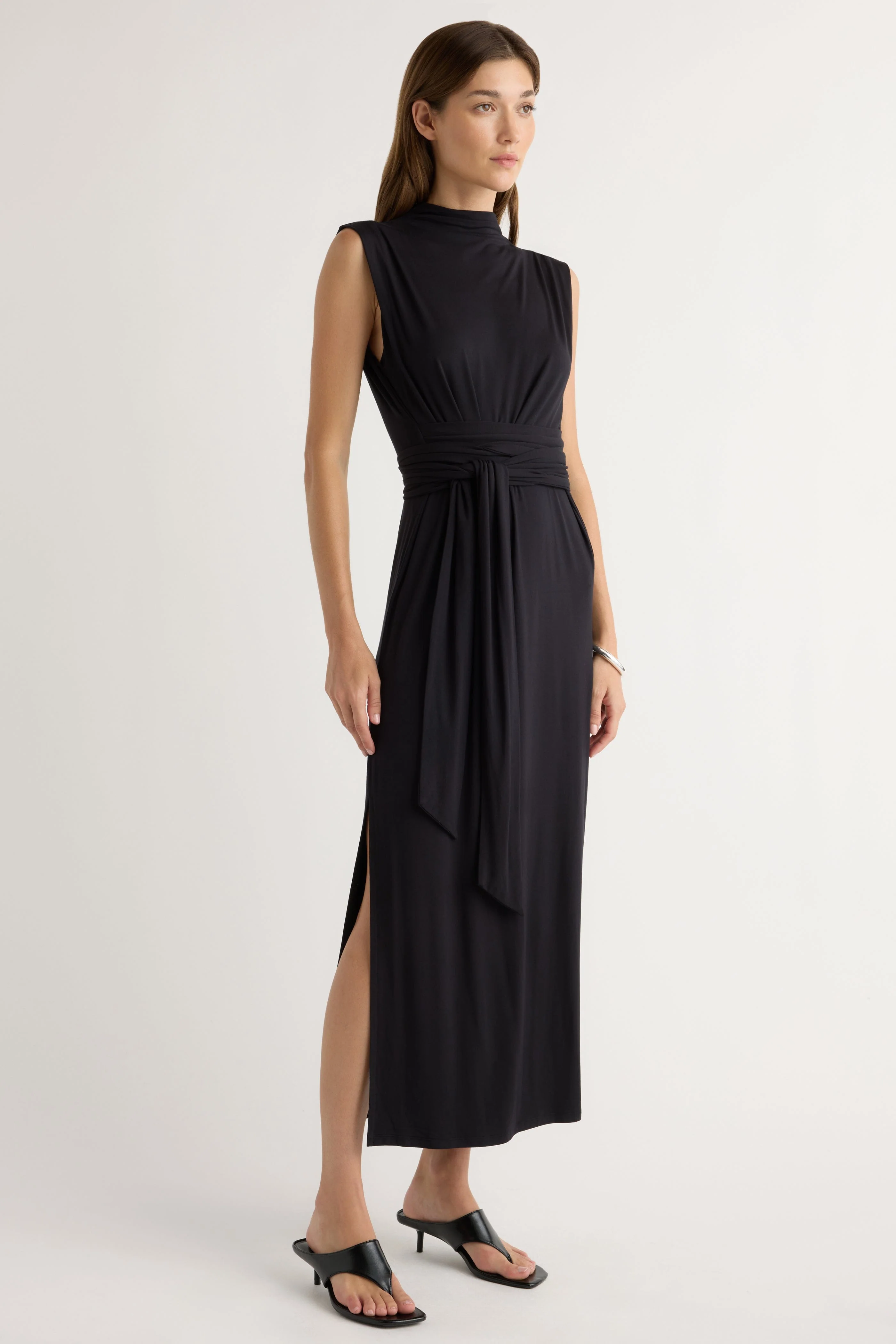 Eden Sleeveless Tie-Front Dress - Image 4