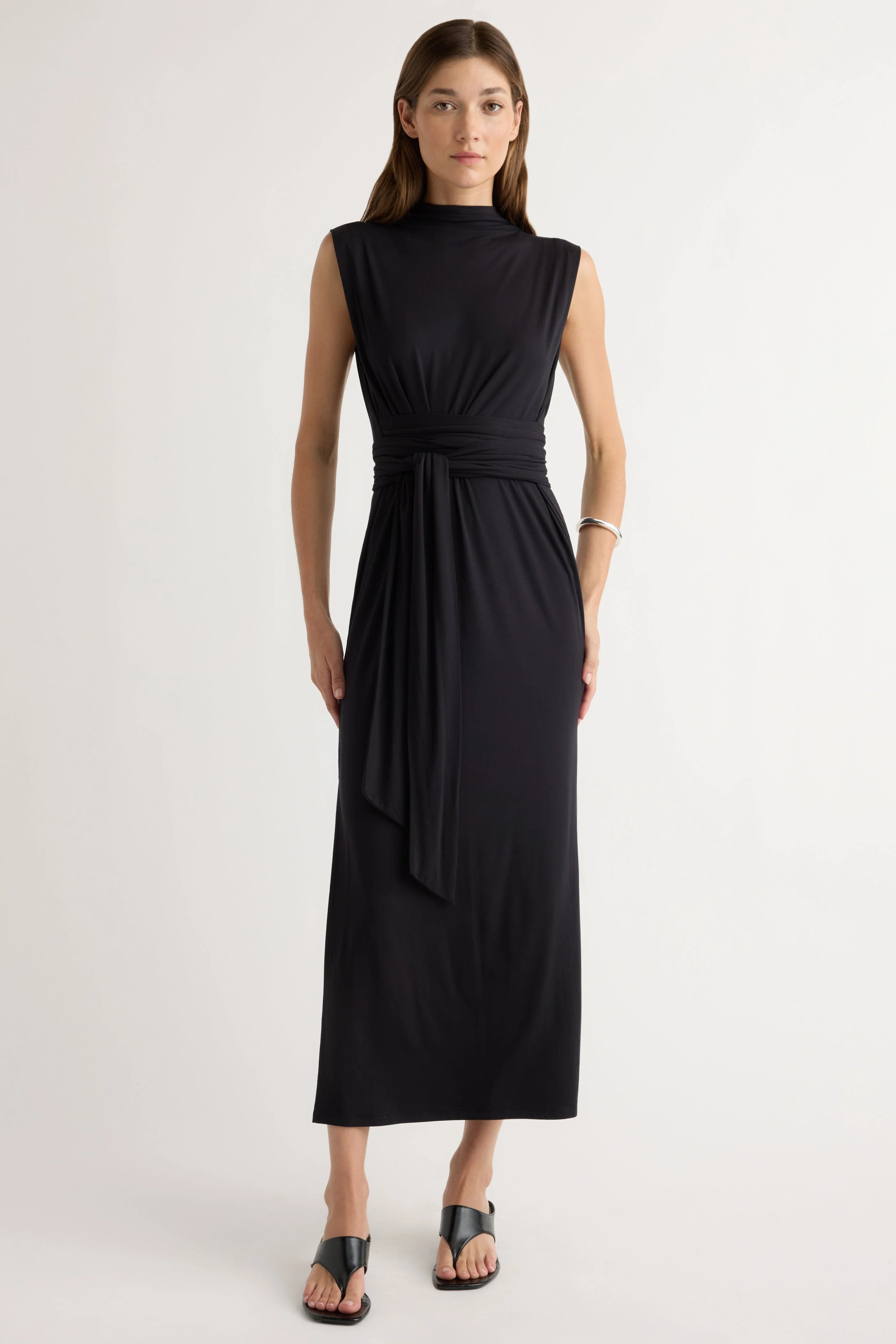 Eden Sleeveless Tie-Front Dress - Image 5