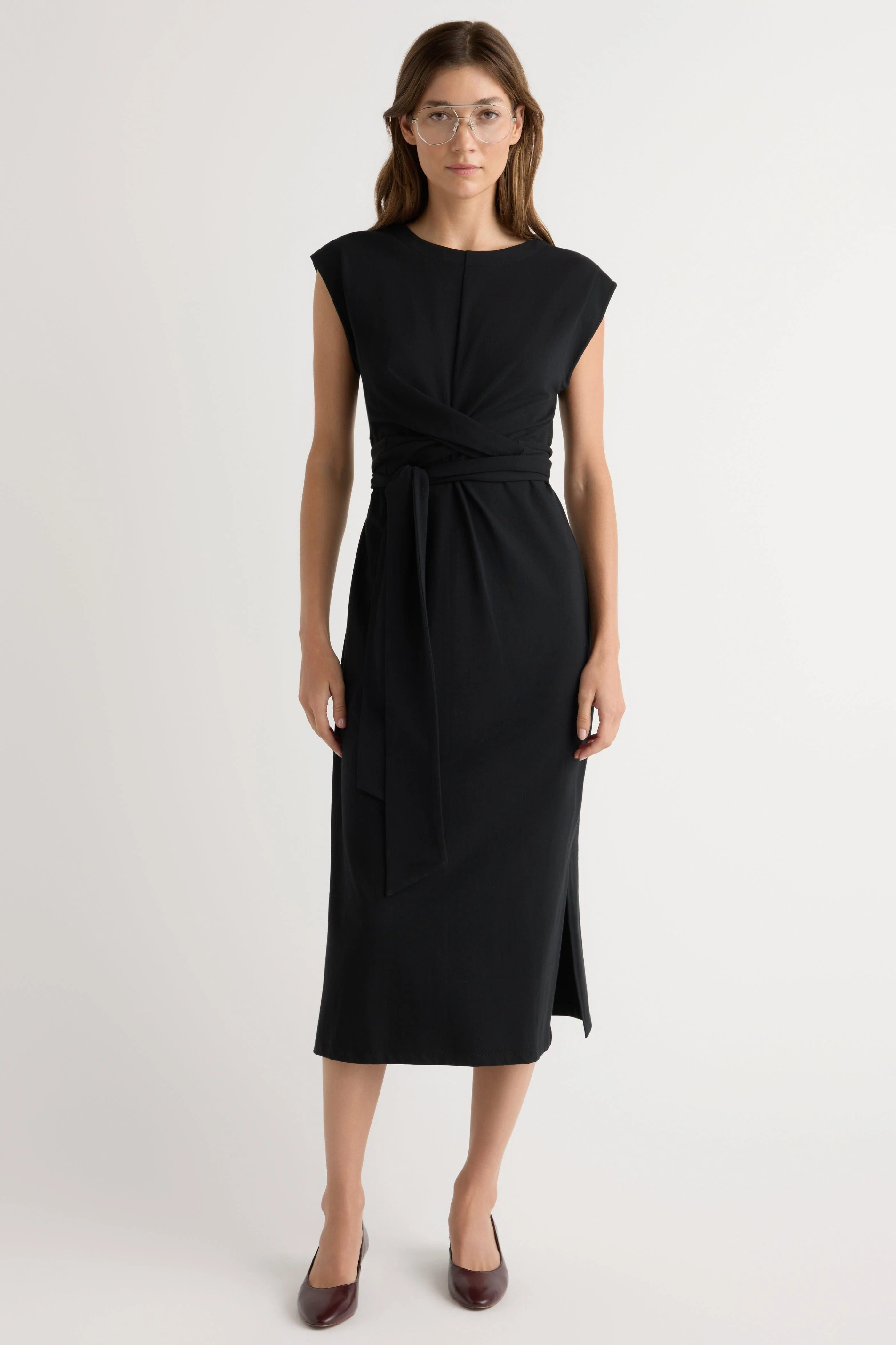 Fei Tie-Front Organic Cotton Dress - Image 8