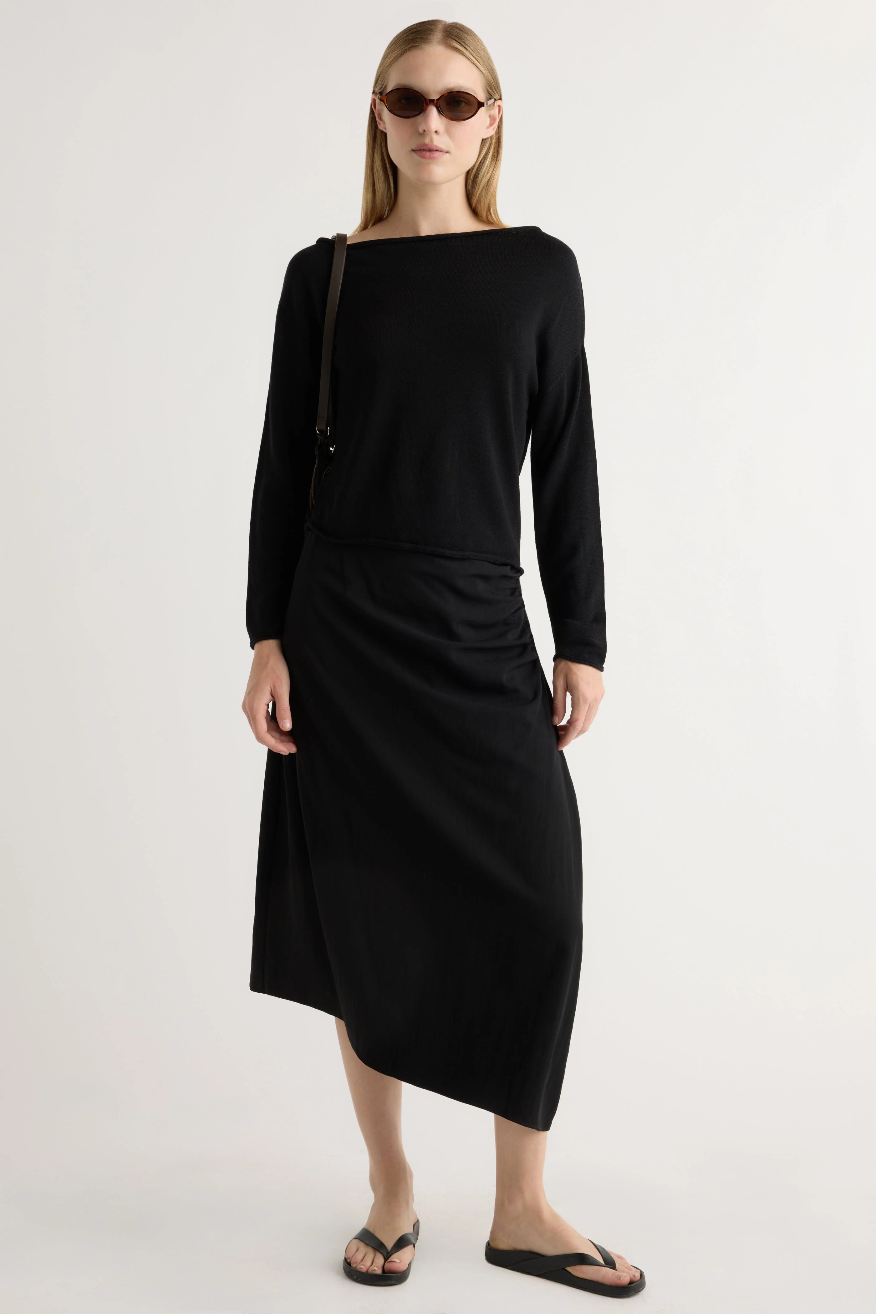 Hachi Tencel-Wool Off-Shoulder Sweater - Image 3