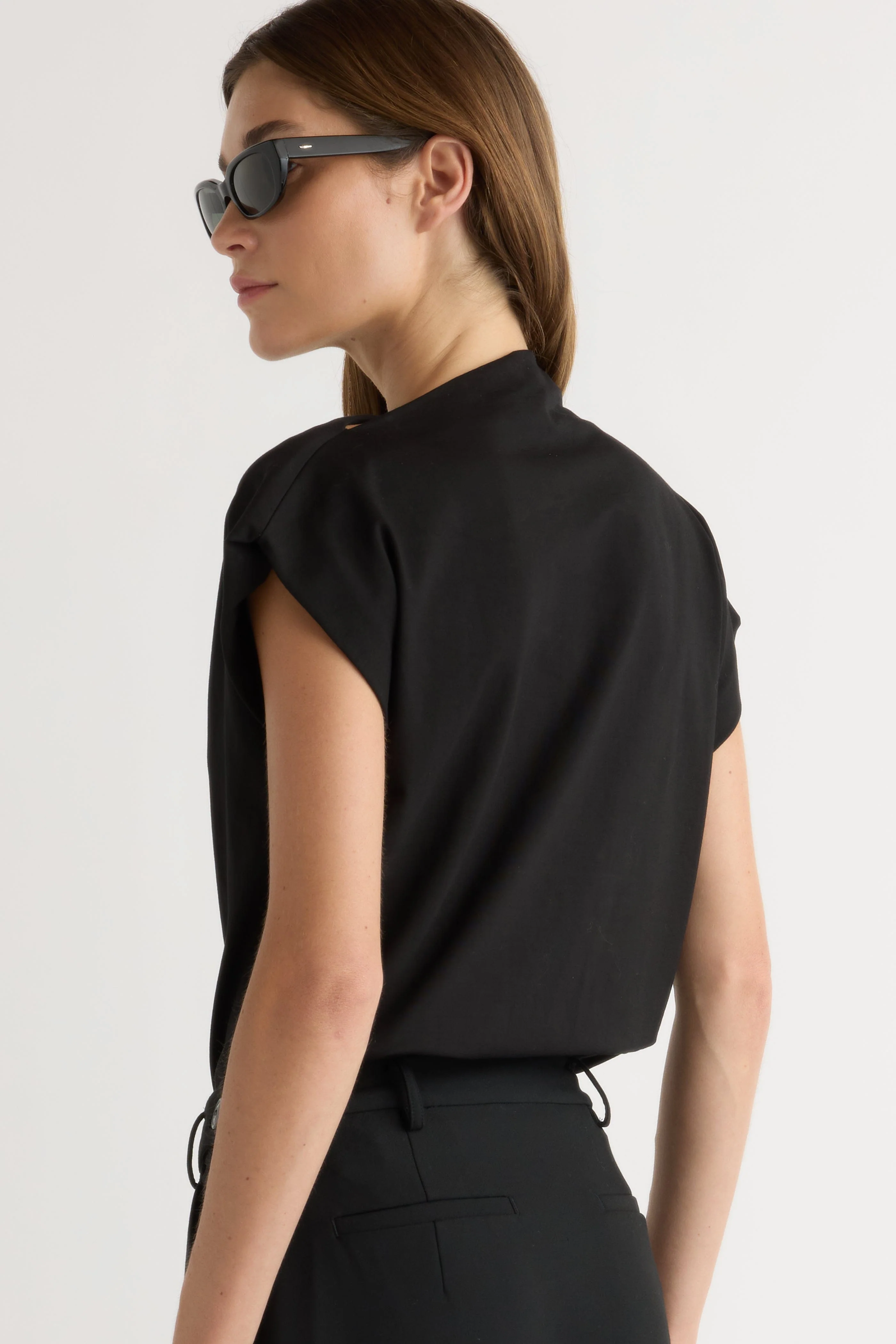 Kenny Asymmetric-Neck Tee - Image 12