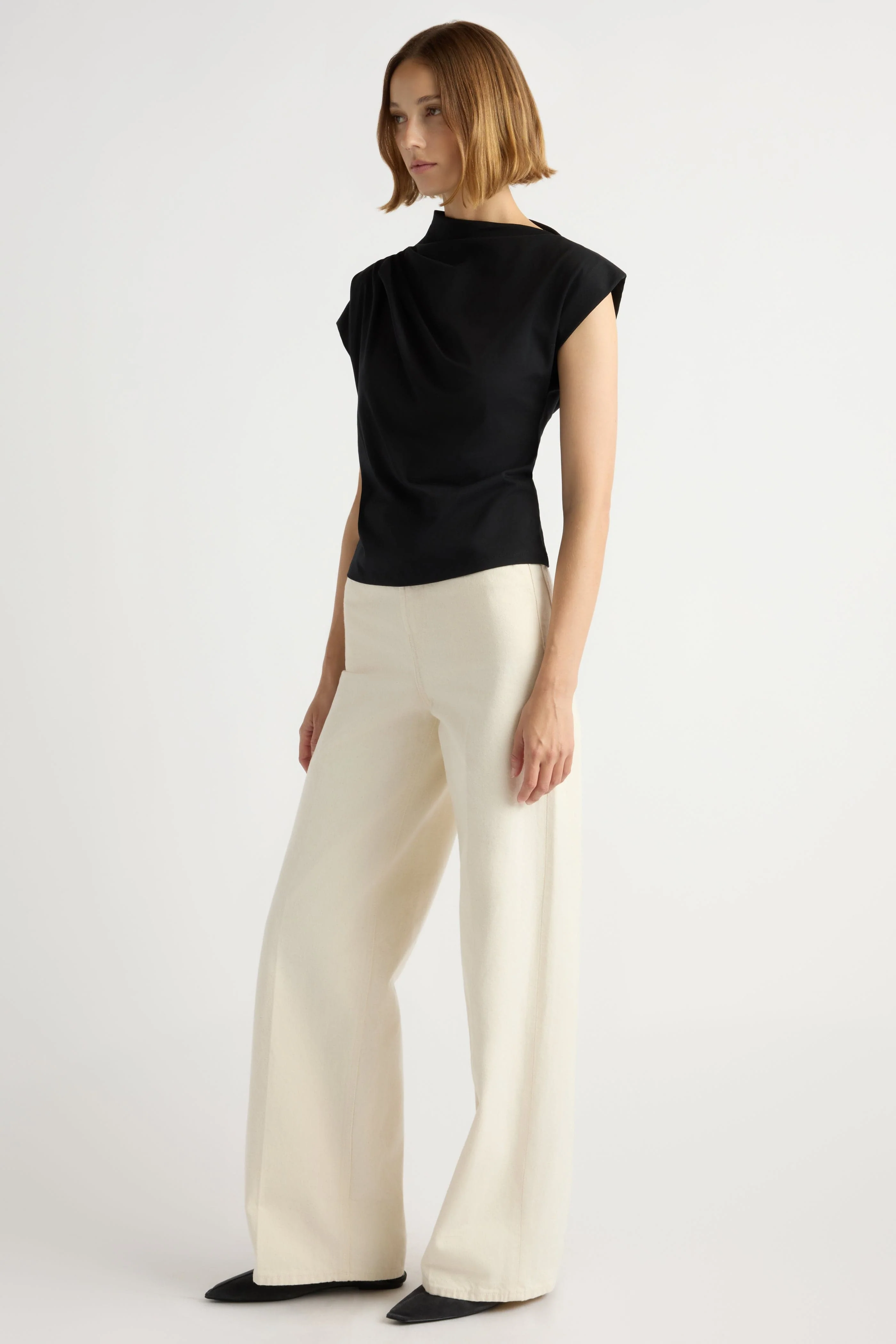 Kenny Asymmetric-Neck Tee - Image 5