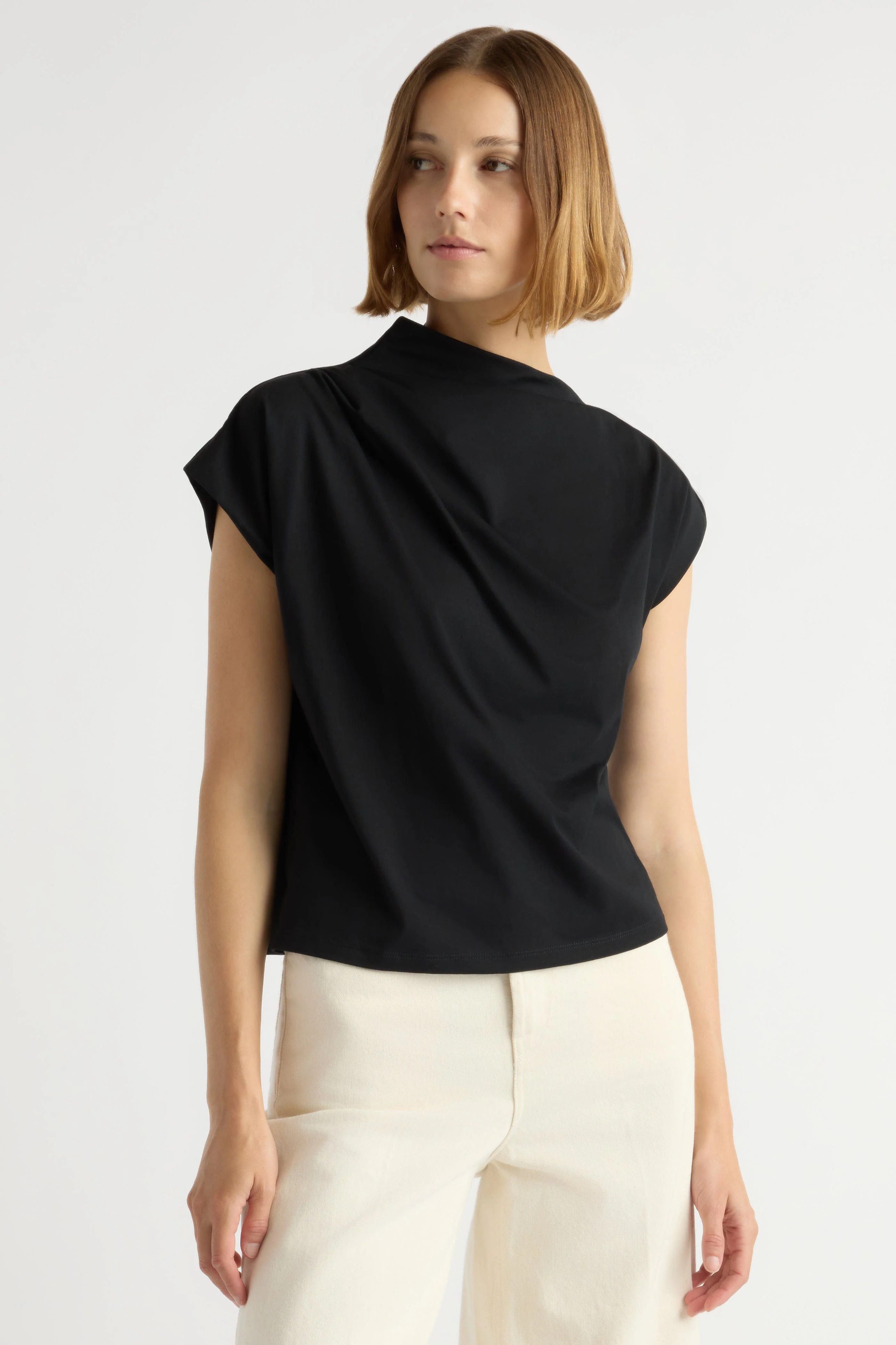 Kenny Asymmetric-Neck Tee - Image 6