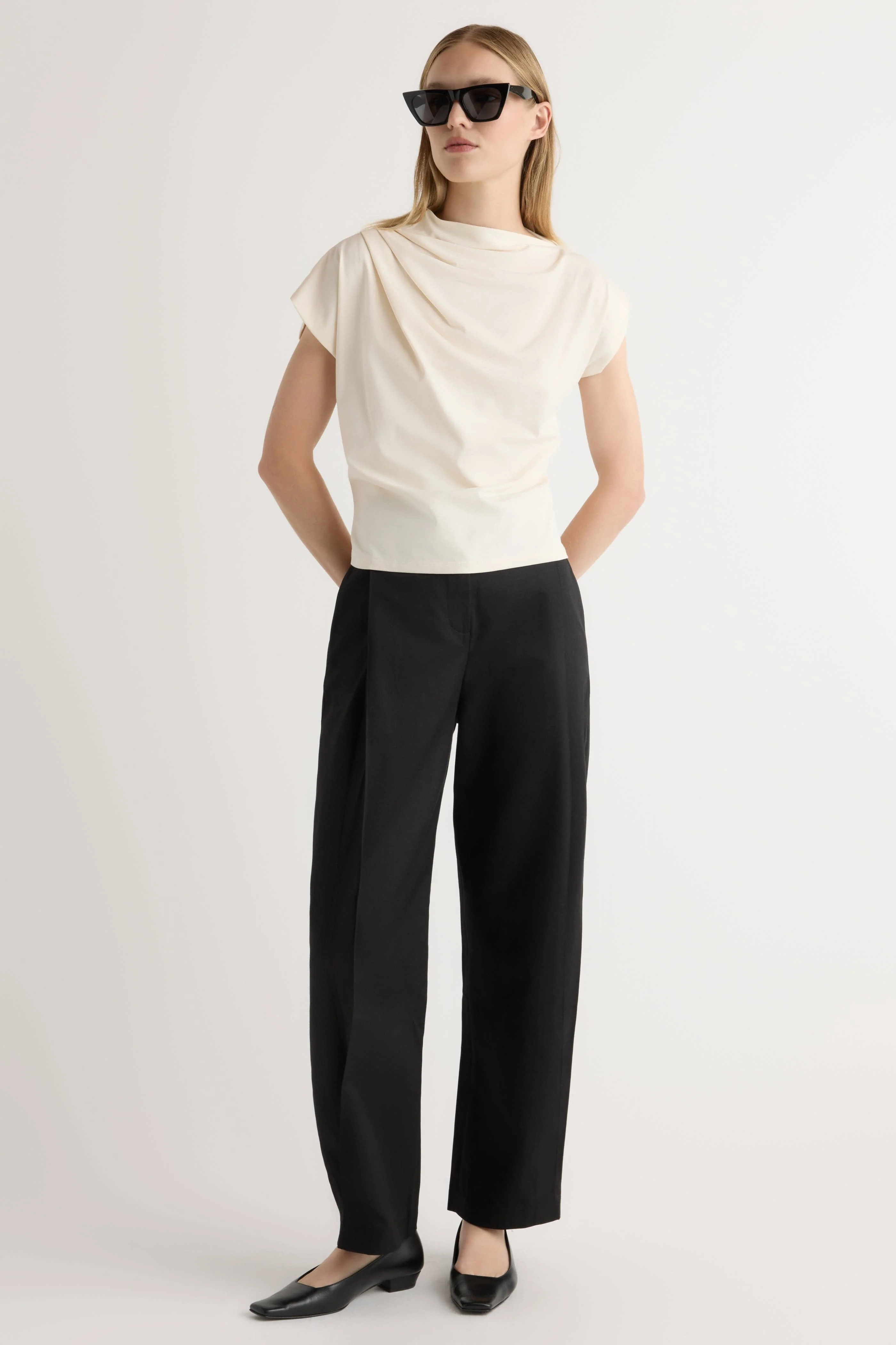 Kenny Asymmetric-Neck Tee - Image 5
