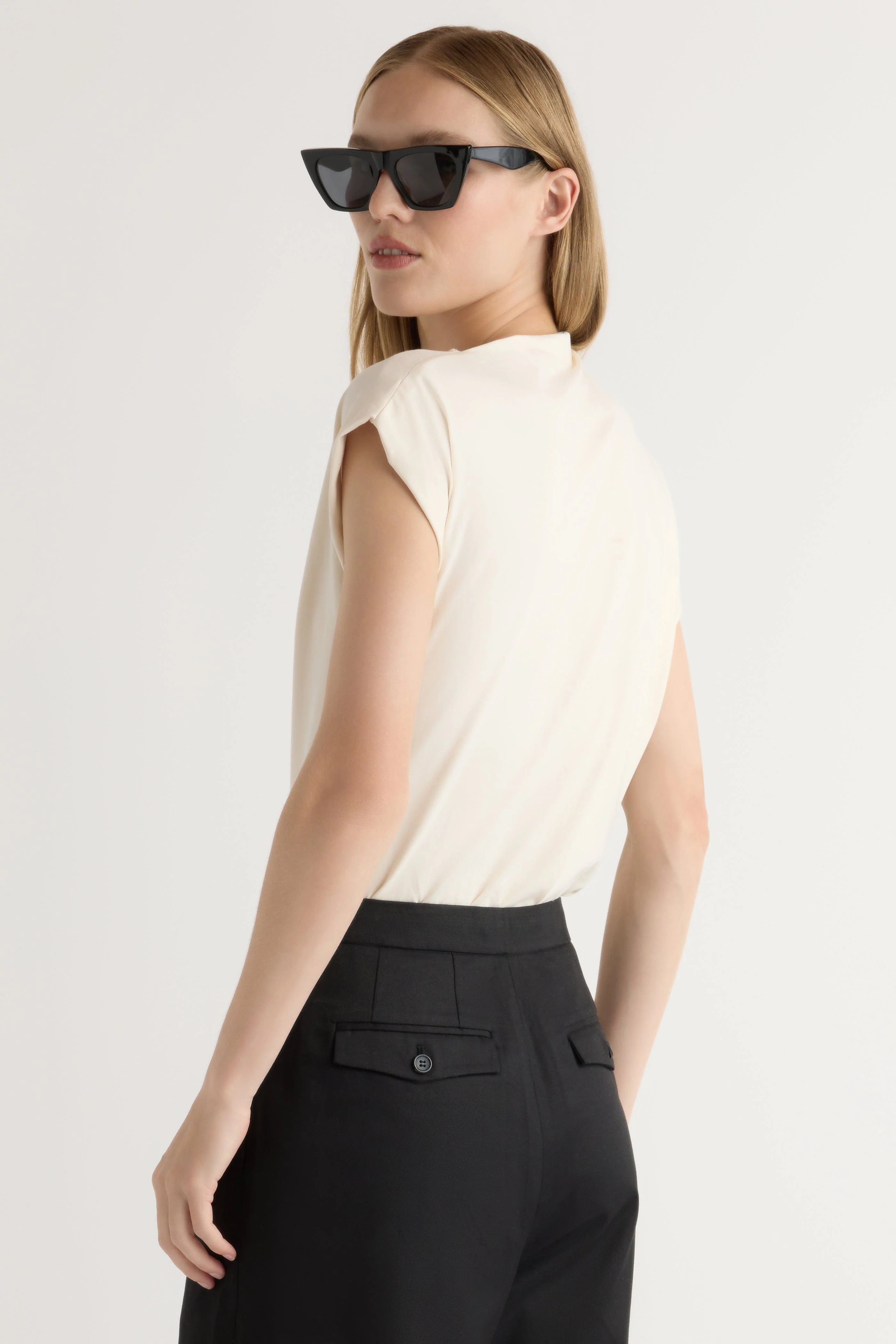 Kenny Asymmetric-Neck Tee - Image 6