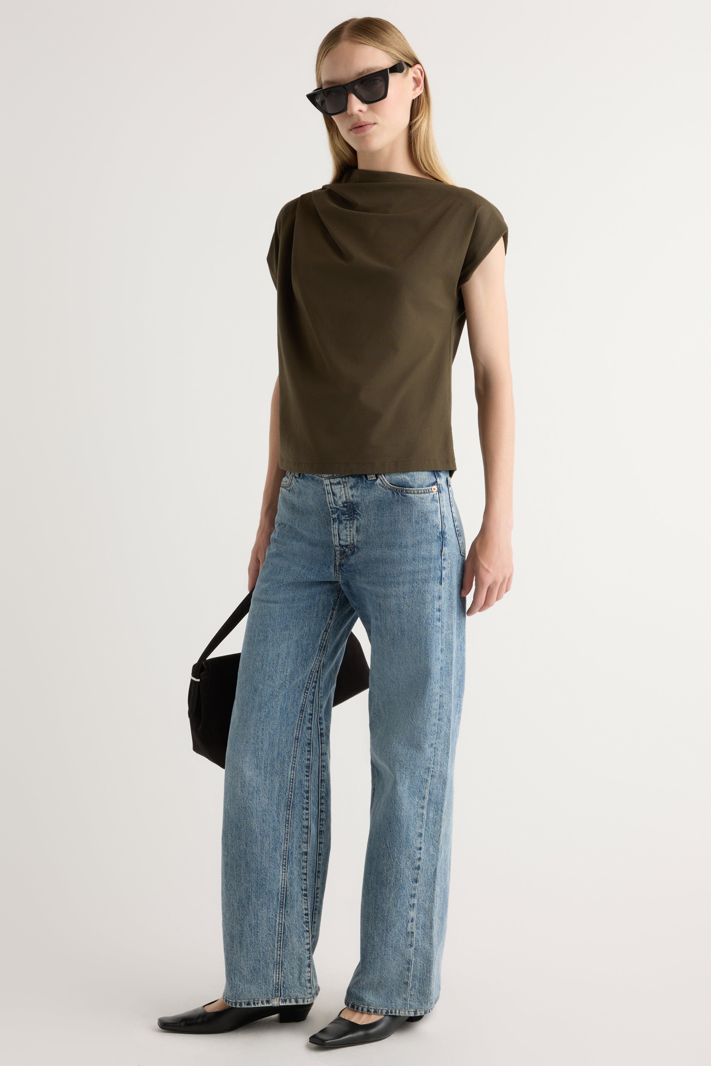 Kenny Asymmetric-Neck Tee - Image 4