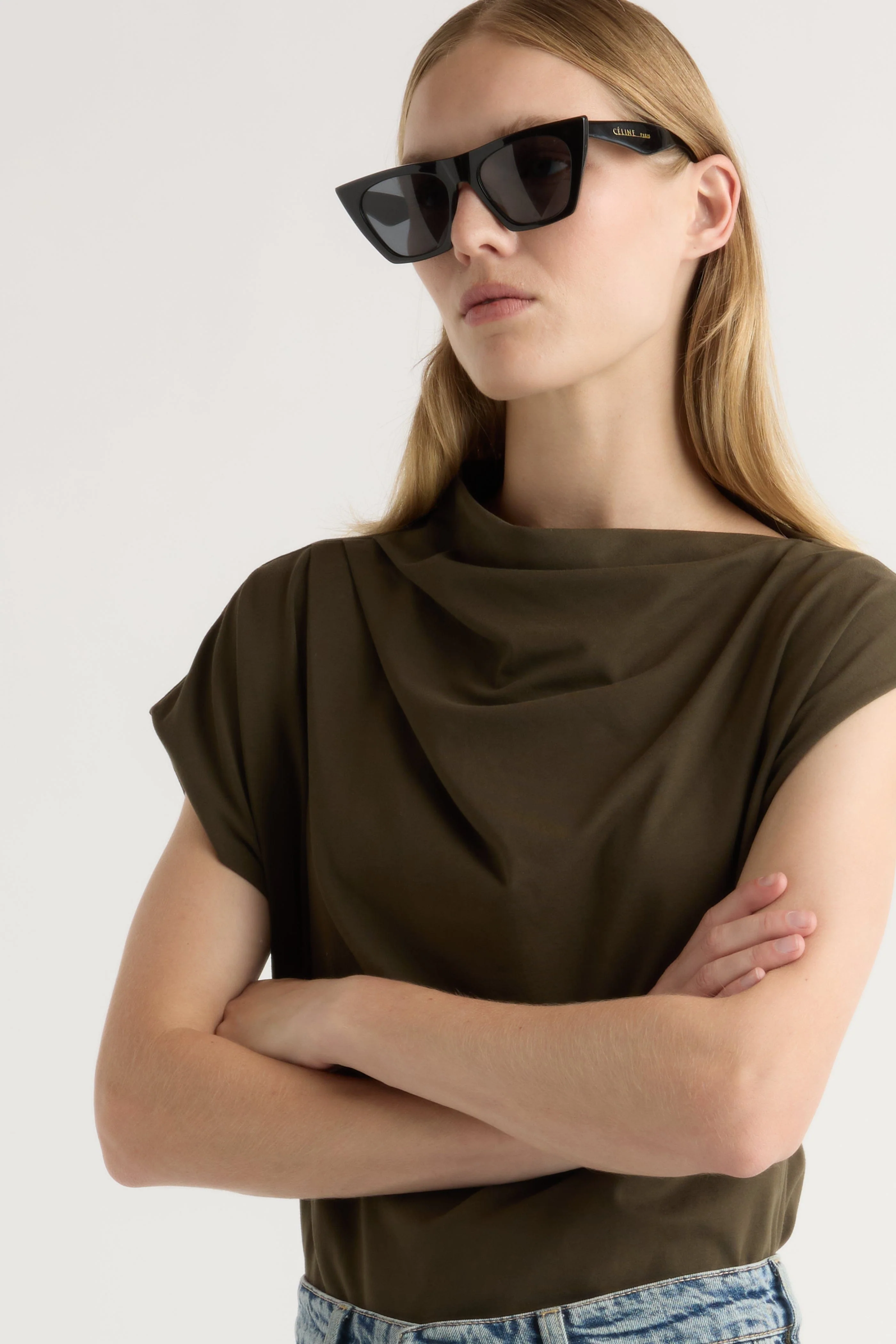 Kenny Asymmetric-Neck Tee - Image 5