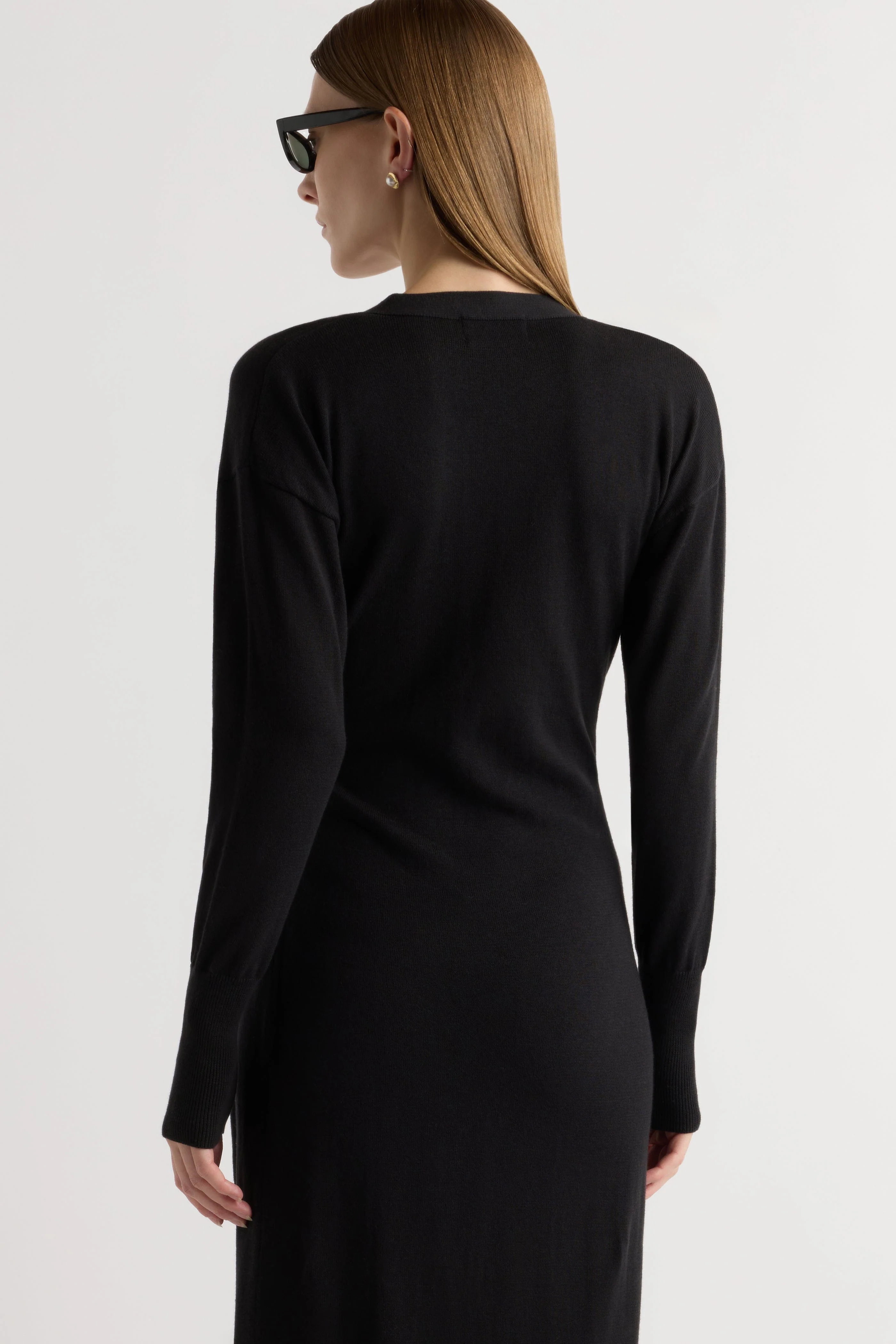Linden Front-Wrap Sweater Dress - Image 5