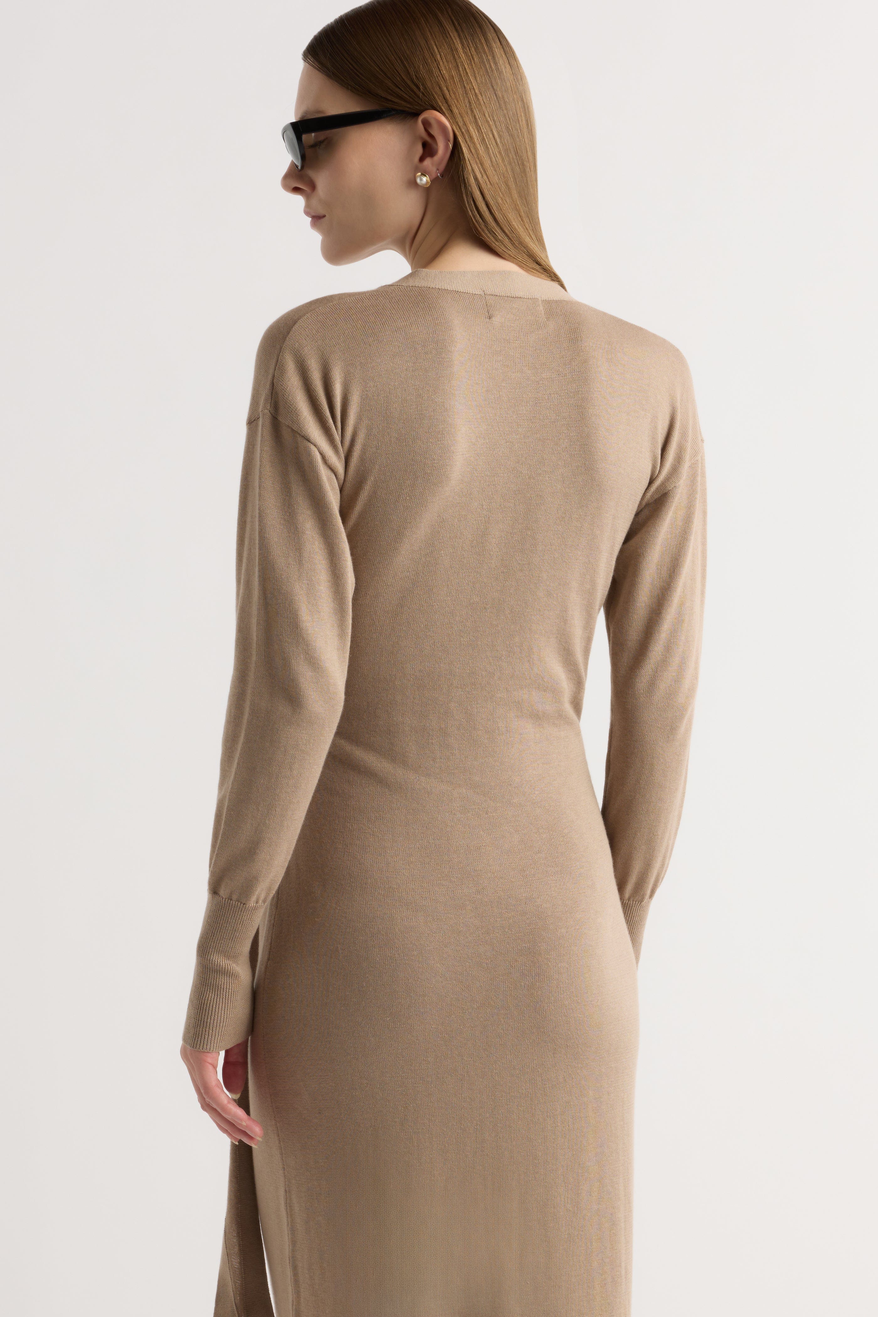 Linden Front-Wrap Sweater Dress - Image 5