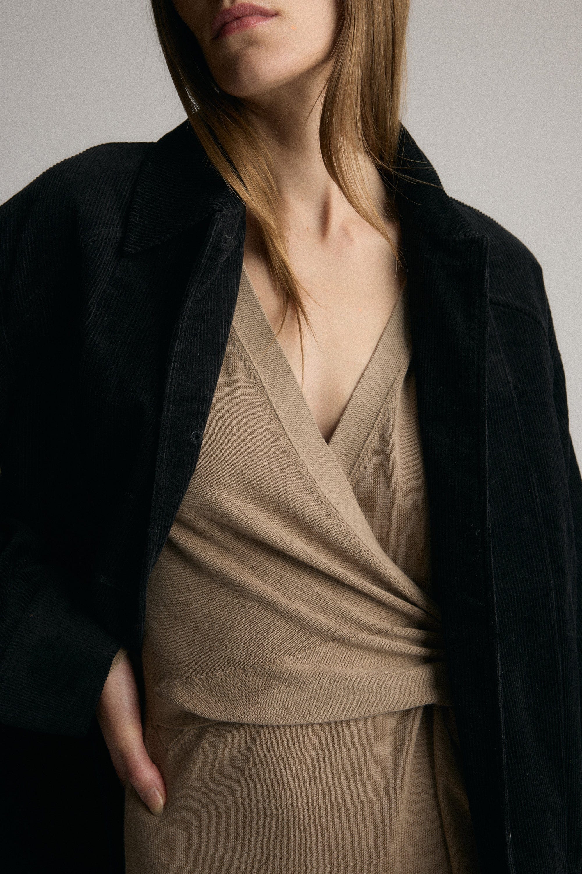 Linden Front-Wrap Sweater Dress - Image 7