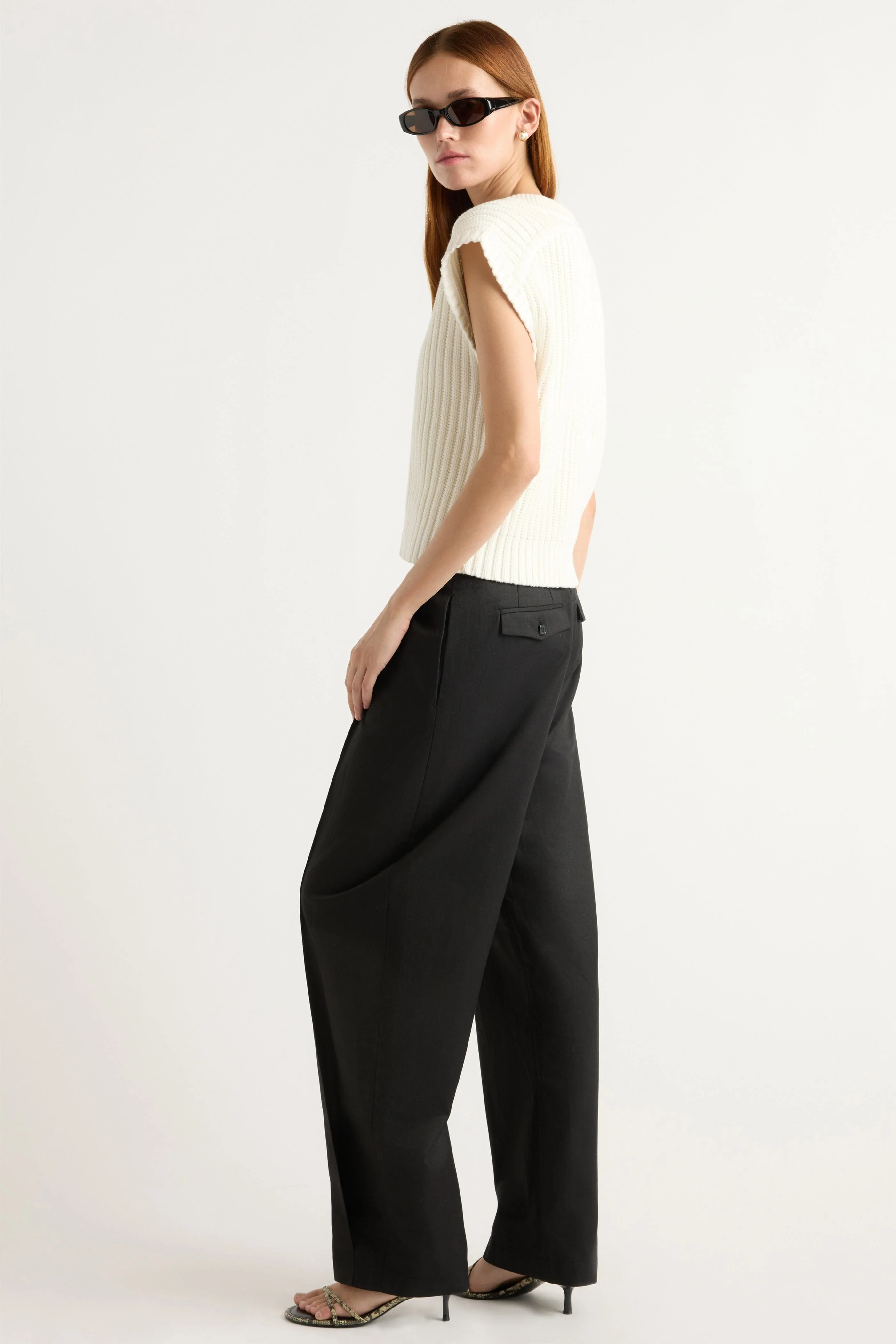 Nicola Organic Cotton Sweater Vest - Image 7