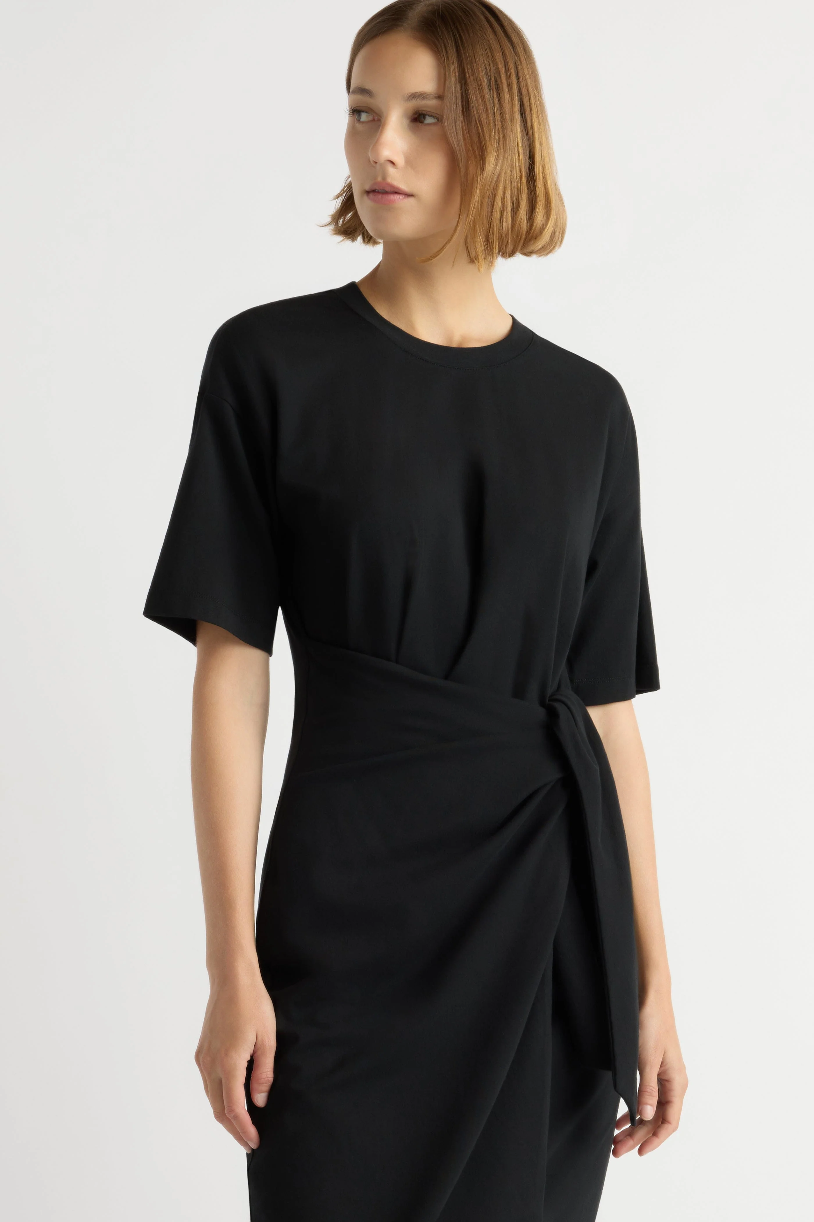 Noa Organic Cotton T-Shirt Wrap Dress - Image 3