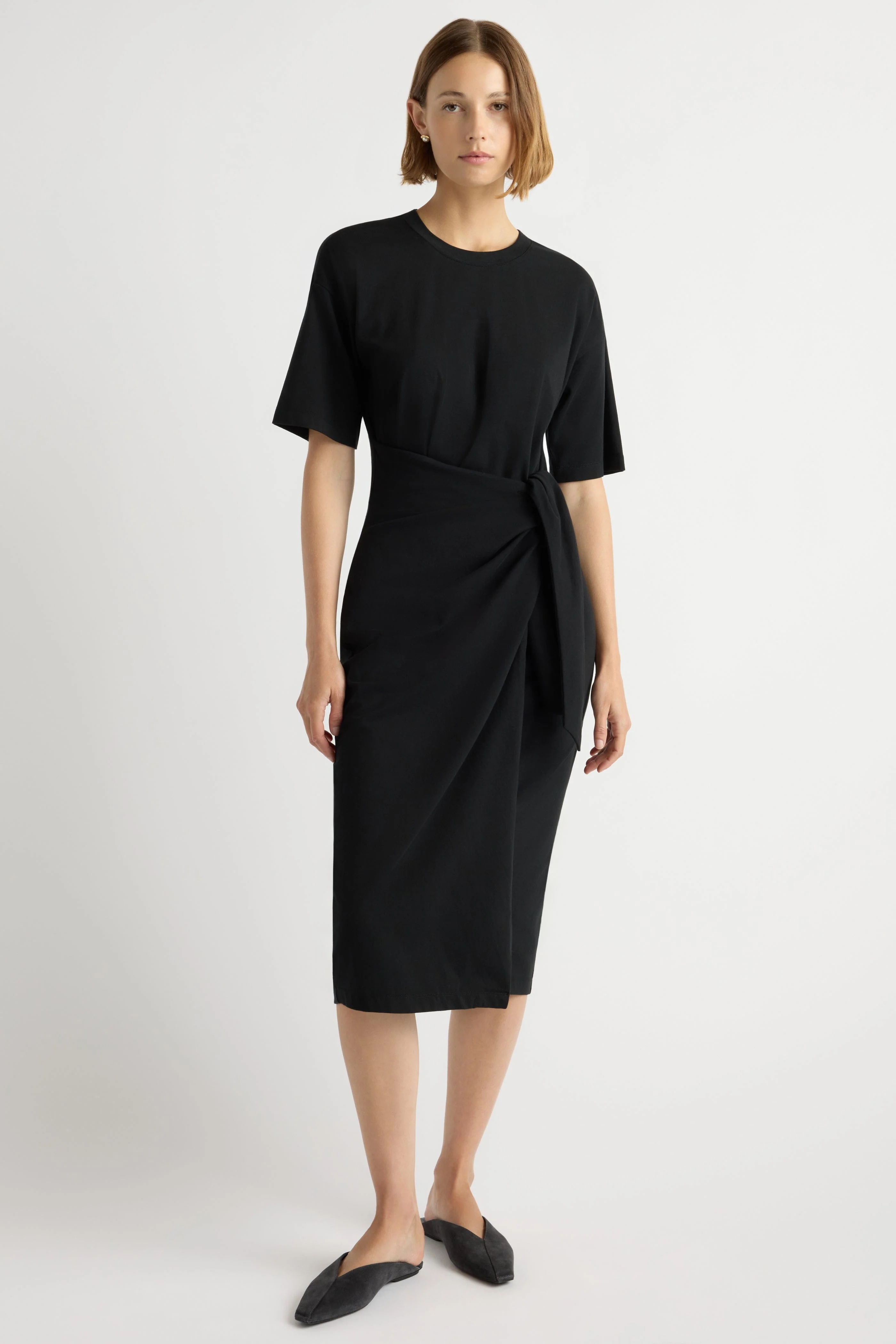 Noa Organic Cotton T-Shirt Wrap Dress - Image 5