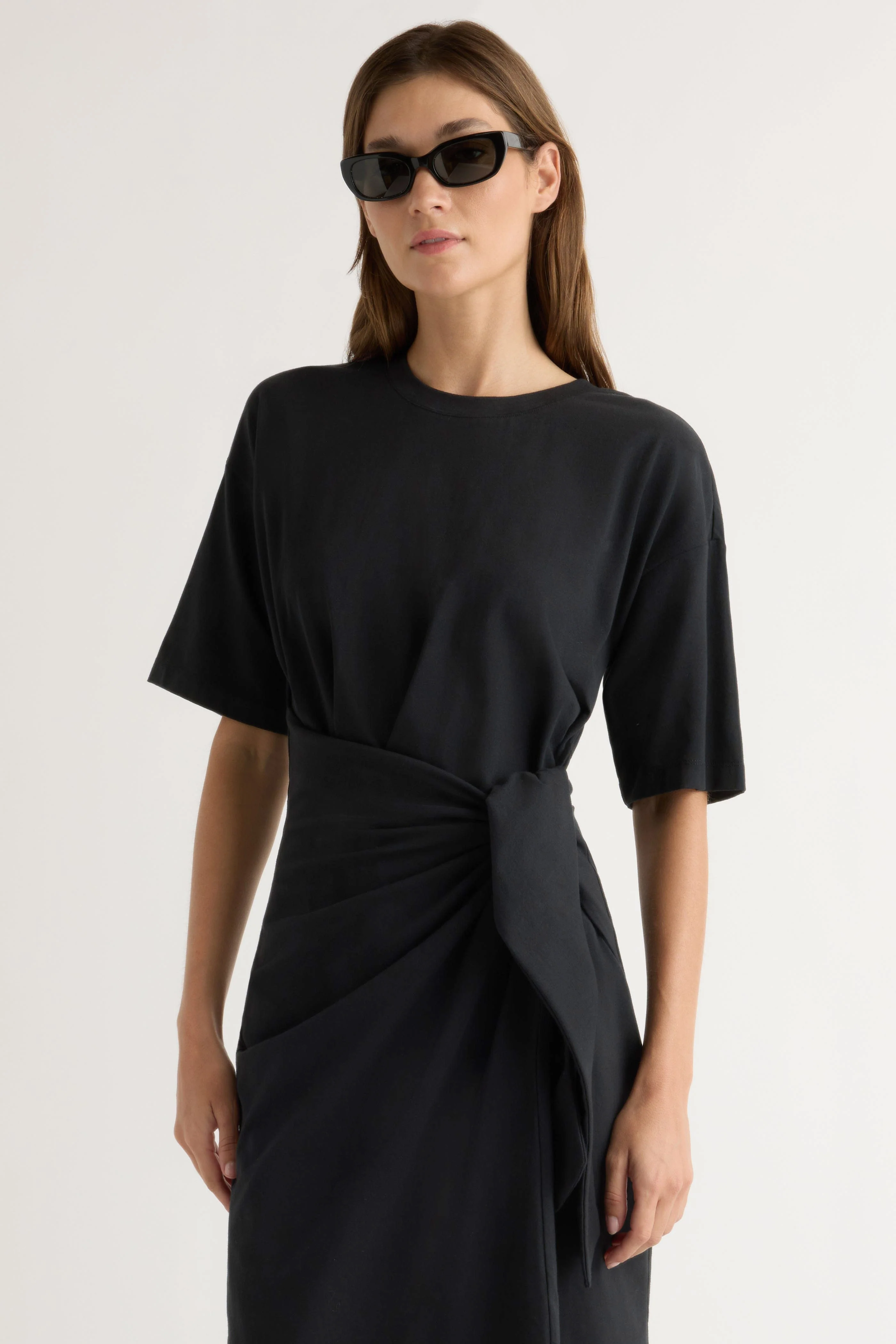 Noa Organic Cotton T-Shirt Wrap Dress - Image 8