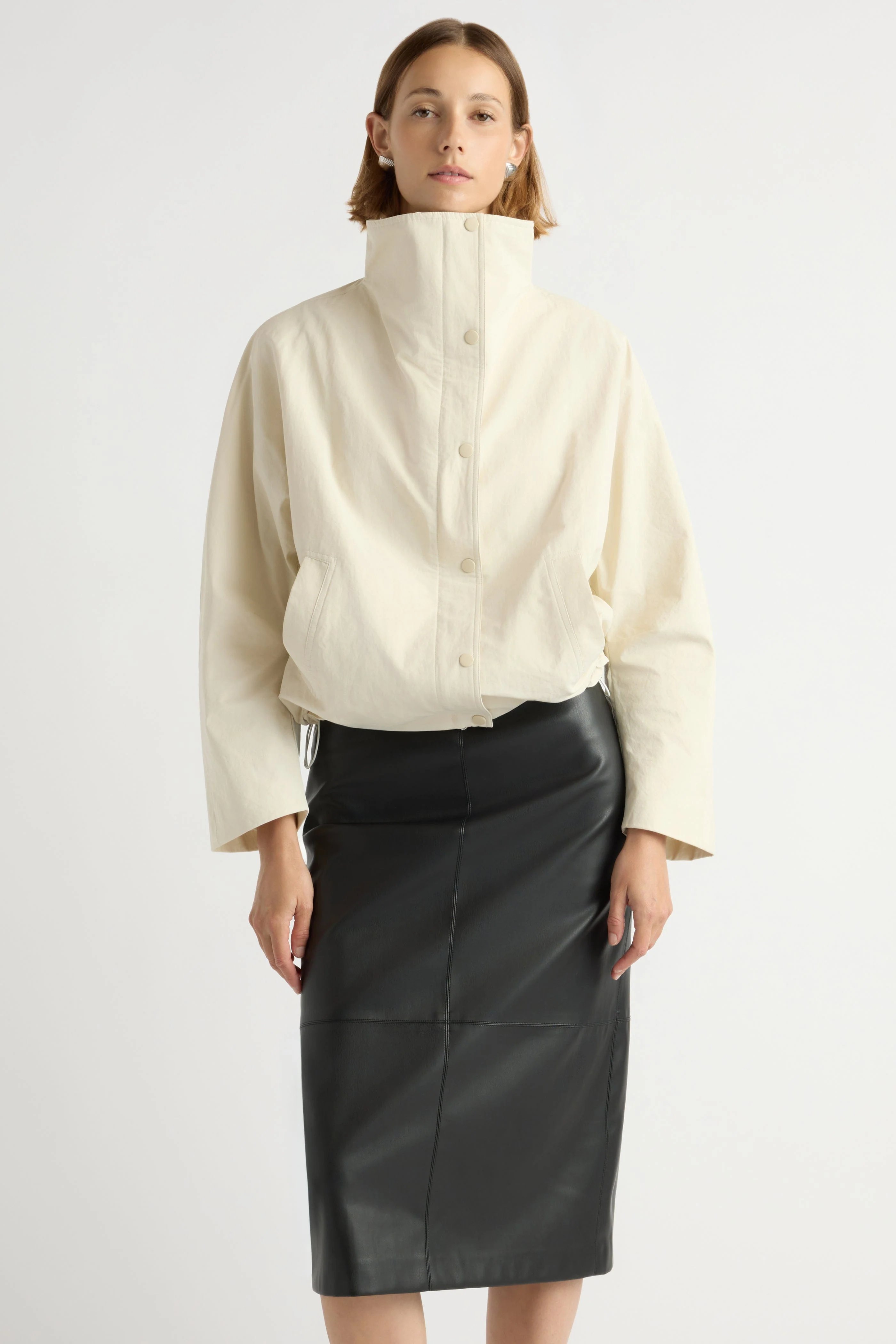 Padma Two-Way Zip Collared Jacket - Image 5