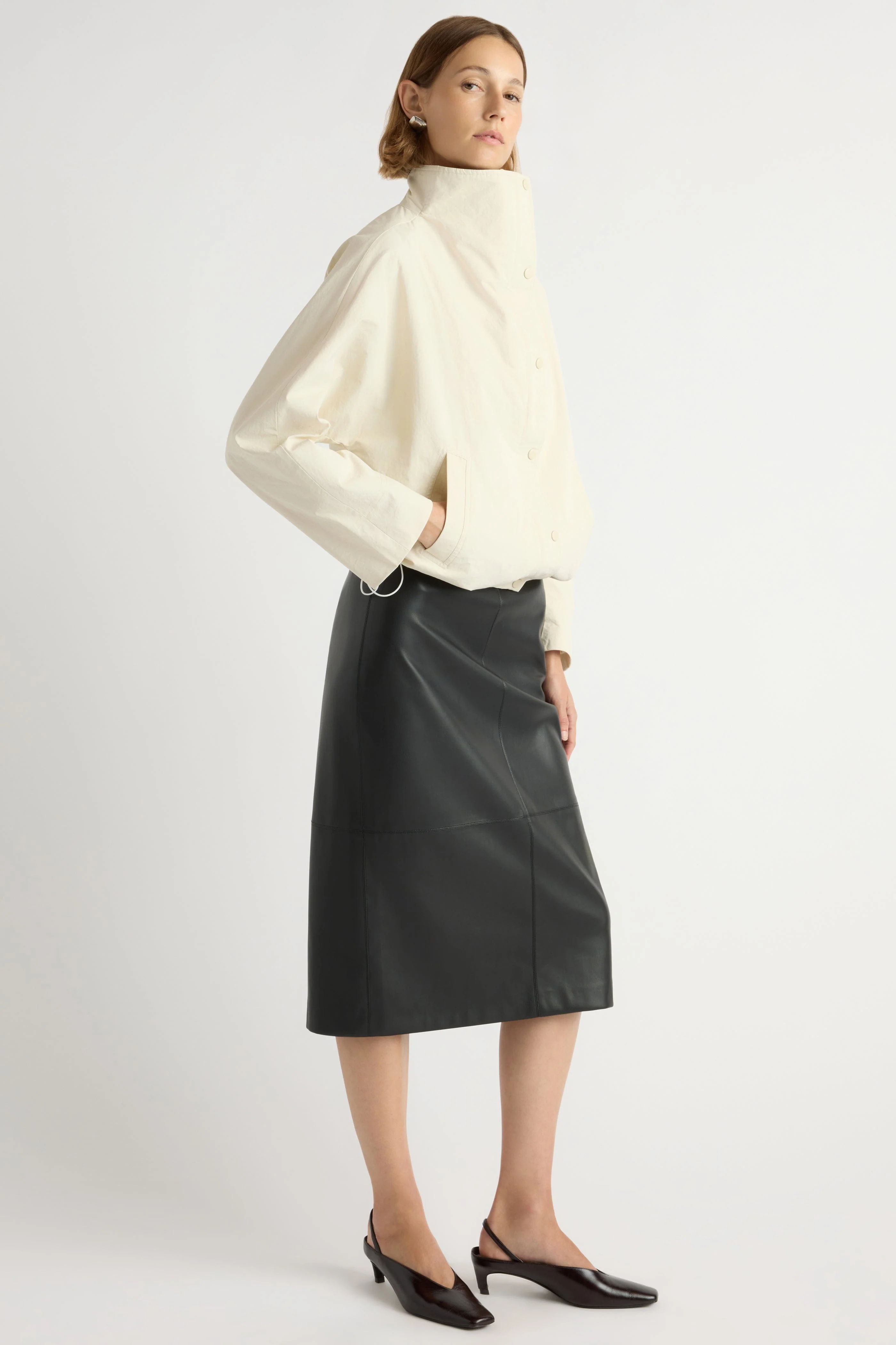 Padma Two-Way Zip Collared Jacket - Image 6