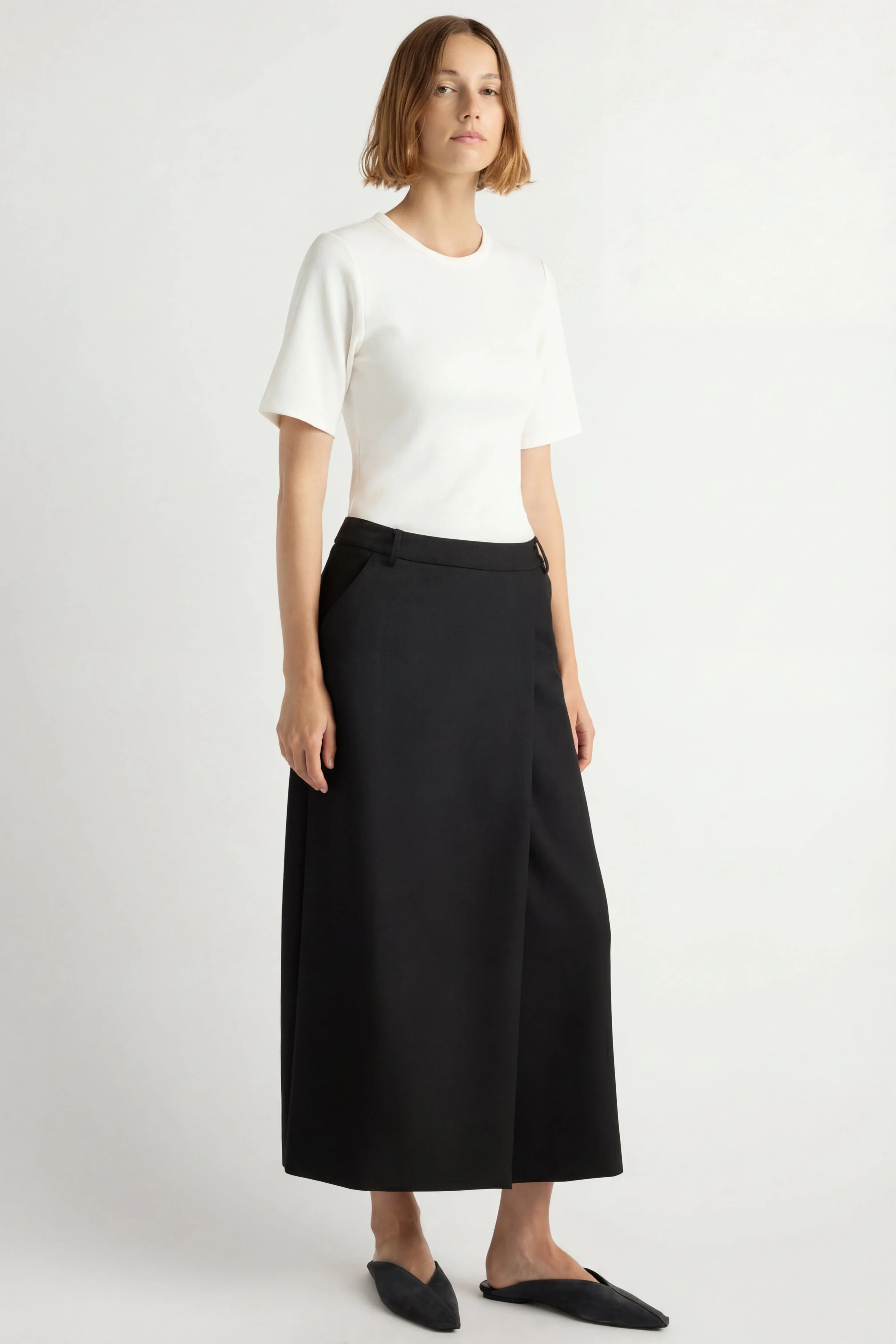 Spencer Suiting Wrap Maxi Skirt - Image 4