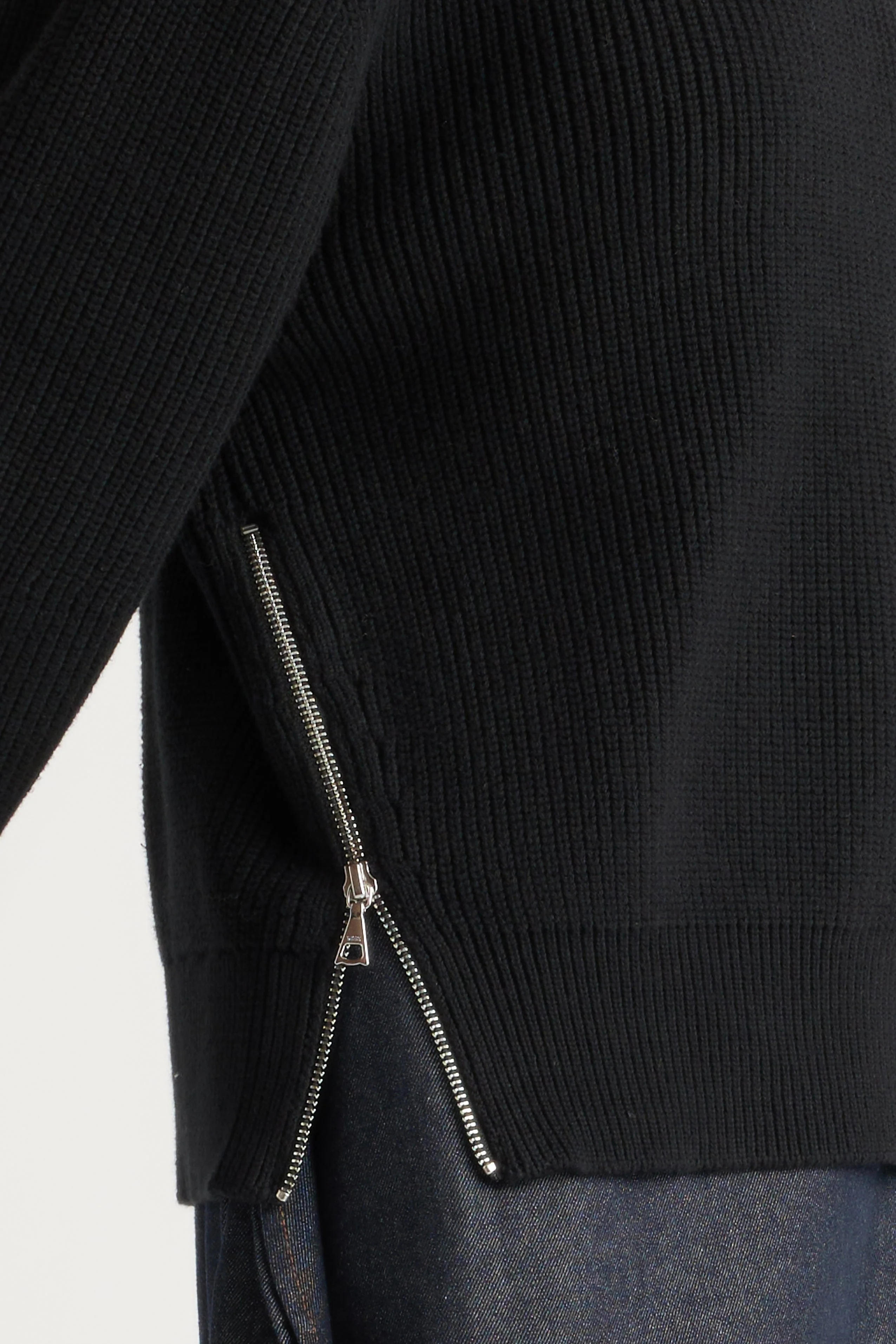 Tate Organic Cotton Side-Zip Sweater - Image 4