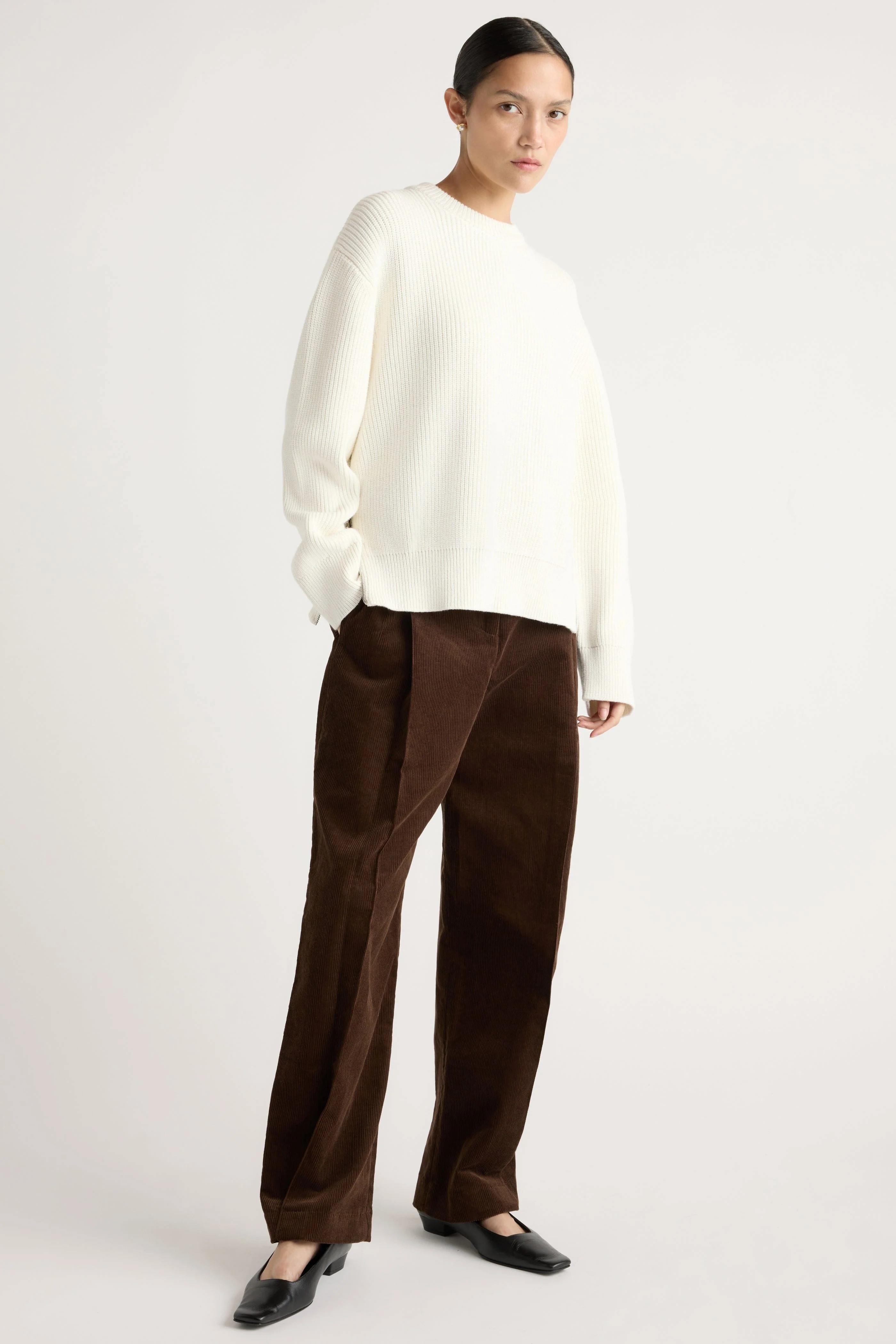 Tate Organic Cotton Side-Zip Sweater - Image 5